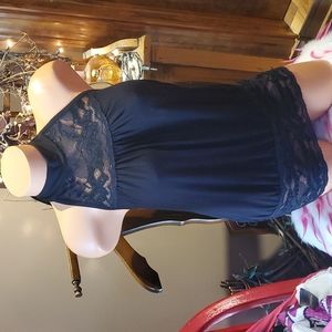 Bebe lace tie back halter top S EUC